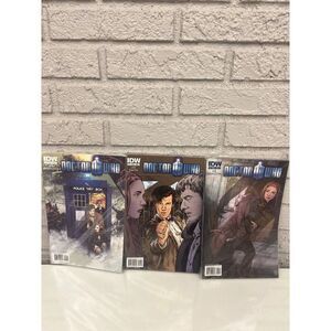 Doctor Who Comic Books Set of 3 Books 4, 5 & 10